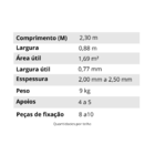 Telha De Pvc Marfim Lux Telhas 2 30m X 0 88m