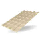 Telha De Pvc Marfim Lux Telhas 2 30m X 0 88m