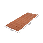 Telha de PVC Plan Cerâmica 2,42x0,88m Precon