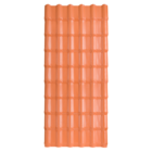 Telha de PVC Plana 198x0,88x1,6cm 1,6mm Terracota Afort