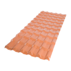 Telha de PVC Plana 198x0,88x1,6cm 1,6mm Terracota Afort
