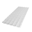 Telha de PVC Plana 242x0,88x1,6cm 1,6mm Branca Afort