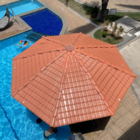 Telha de PVC Plana 33x0,88x1,6cm 1,6mm Terracota Afort