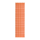 Telha de PVC Plana 33x0,88x1,6cm 1,6mm Terracota Afort