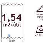 Telha Ecológica Onduline Clássica 0 95x2 00m Preto