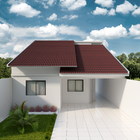 Telha Ecológica Stilo 3D Vermelho 1,95x0,96m Onduline