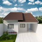 Telha Ecológica Stilo Marrom 2x0,95m Onduline