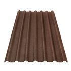 Telha Ecológica Stilo Ondulada Fibra Vegetal 95x200cm Marrom Onduline