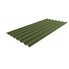 Telha Ecológica Stilo Ondulada Fibra Vegetal 95x200cm Verde Onduline