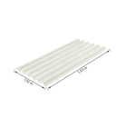 Telha Fibrocimento 1,53x1,10mx6mm TopComfort Branco Brasilit