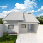 Telha Fibrocimento 1,83mx1,10mx6mm Ondulada Eternit