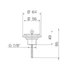 Telha de Fibrocimento Crfs Kalhetão 90 Cinza 8mm 6,70x0,90m Brasilit