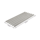 Telha Fibrocimento Ondulada 153X110X5mm Cinza Casalit