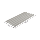 Telha Fibrocimento Ondulada 183X110X6mm Cinza Casalit