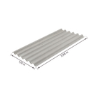 Telha Fibrocimento Ondulada 366X110X6mm Cinza Casalit