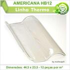Telha Pet Americana Hb 12 482 Kit 2 Telhas