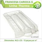 Telha Pet Francesa Carioca G 161 Kit 28 Telhas