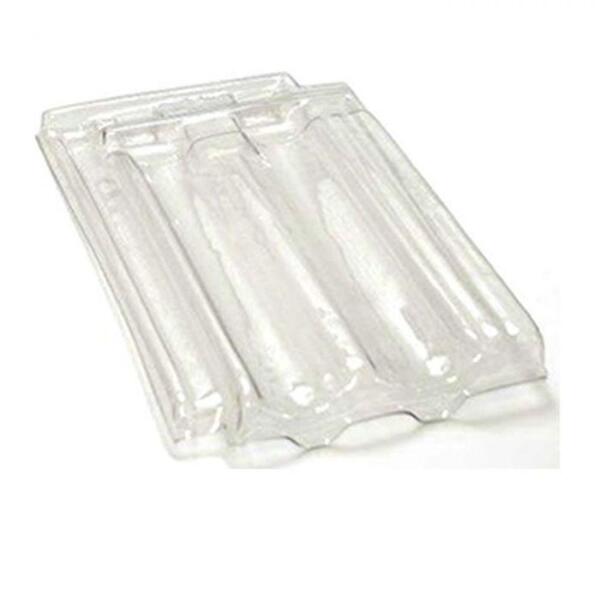 Telha Pet Tansparente Francesa Curitiba 340 Kit 10 Telha(s)