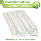 Telha Pet Tansparente Francesa Curitiba 340 Kit 10 Telha(s)