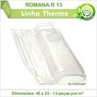 Telha Pet Transparente Romana R 13 331 Kit 20 Telha(s)