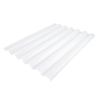 Telha Policarbonato 1,83x1,10m Ondulada Cristal Ajover