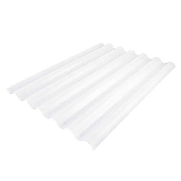 Telha Policarbonato 1,83x1,10m Ondulada Cristal Ajover