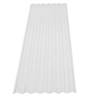 Telha Policarbonato 2,44mx50cm Onda Baixa 75mm Leitosa Ajover