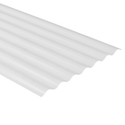 Telha Policarbonato 2,44x,1,10m Ondulada Leitosa Ajover