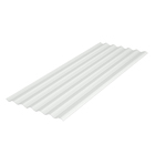 Telha Policarbonato 2,44x1,10m Ondulada 177mm Cristal Ajover