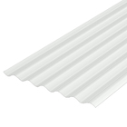 Telha Policarbonato 2,44x1,10m Ondulada 177mm Cristal Ajover