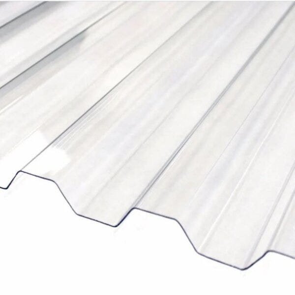 Telha Policarbonato 244cm X 99cm Grega Ajover Transparente