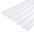 Telha Polipropileno 1,83x1,10m Ondulada Chapa Leitosa Ibrap