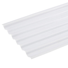 Telha Polipropileno  1,83mx50cm Ondulada Leitosa Ibrap