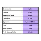 Telha Pvc Colonial 88x328cm Lux Telhas