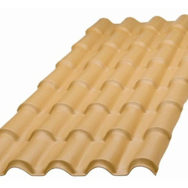 Telha Pvc Colonial Ecológica - 2 30m X 0 88m - Marfim