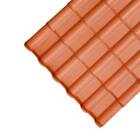 TELHA PVC PLAN 2,42X0,86 TERRACOTA