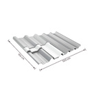 Telha Sanduche de Ao Galvanizado Termoacstica 100x103cm 4mm Cinza Aomix