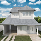 Telha Shingle Ar OC Cinza Aspen Pacote com 3,1m² LP Brasil
