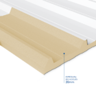 Telha Térmica Sanduíche Branco sem forro 4,55 Metros – Núcleo