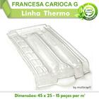 Telha Transparente Francesa Carioca G Pet 161