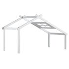 Telhado Casinha Prime Com Janela Em Madeira Branco Casatema