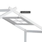 Telhado Casinha Prime Com Janela Em Madeira Branco Casatema