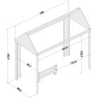 Telhado Para Cama Atenas Branco Casatema