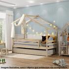 Telhado V Casinha Prime Em Madeira Maciça Natural/branco Casa