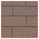 Telhas Fibra de Vidro Shingle 33x100cm Marrom Viapol