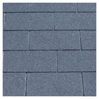 Telhas Fibra de Vidro Shingle 33x100cm Preto Viapol