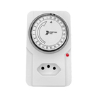 Temporizador Analógico Bivolt 60Hz Fertak Intervalo de 15 Min