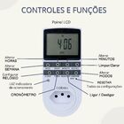 Temporizador Digital Timer Programável Com 20 Programações De