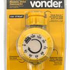 Temporizador Manual Até 2 Horas Para Irrigação Vonder Amarelo