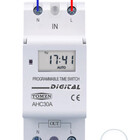 Temporizador Timer Digital Fixação Trilho Din 110v 30a Tomzn